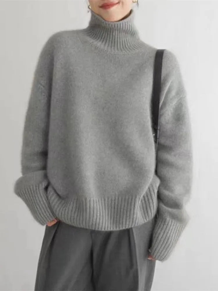 Elara - Jersey de cuello alto