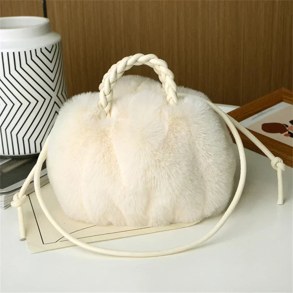 Essy | Bolso bandolera de terciopelo color calabaza