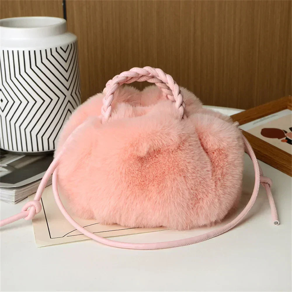 Essy | Bolso bandolera de terciopelo color calabaza