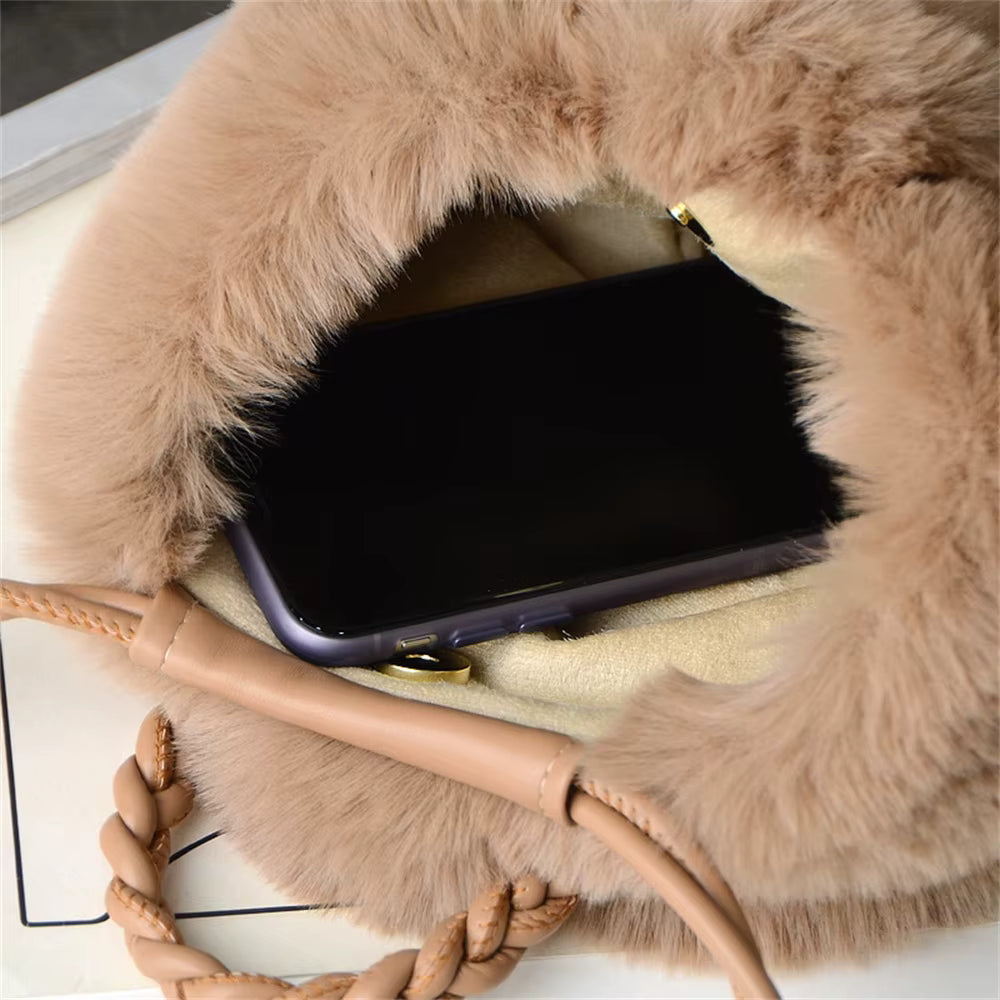 Essy | Bolso bandolera de terciopelo color calabaza