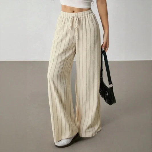 Zirelle™ Pantalón con Rayas Elegantes y Comodidad Inteligente