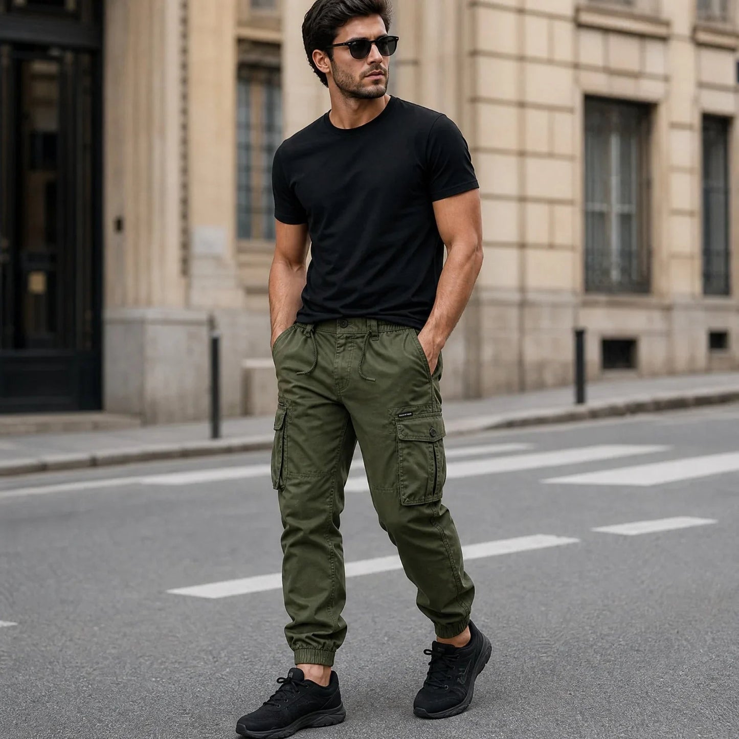 Everest™ Cargohose mit Utility-Taschen und Jogger-Bündchen