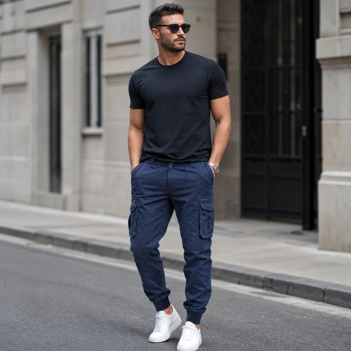 Everest™ Cargohose mit Utility-Taschen und Jogger-Bündchen