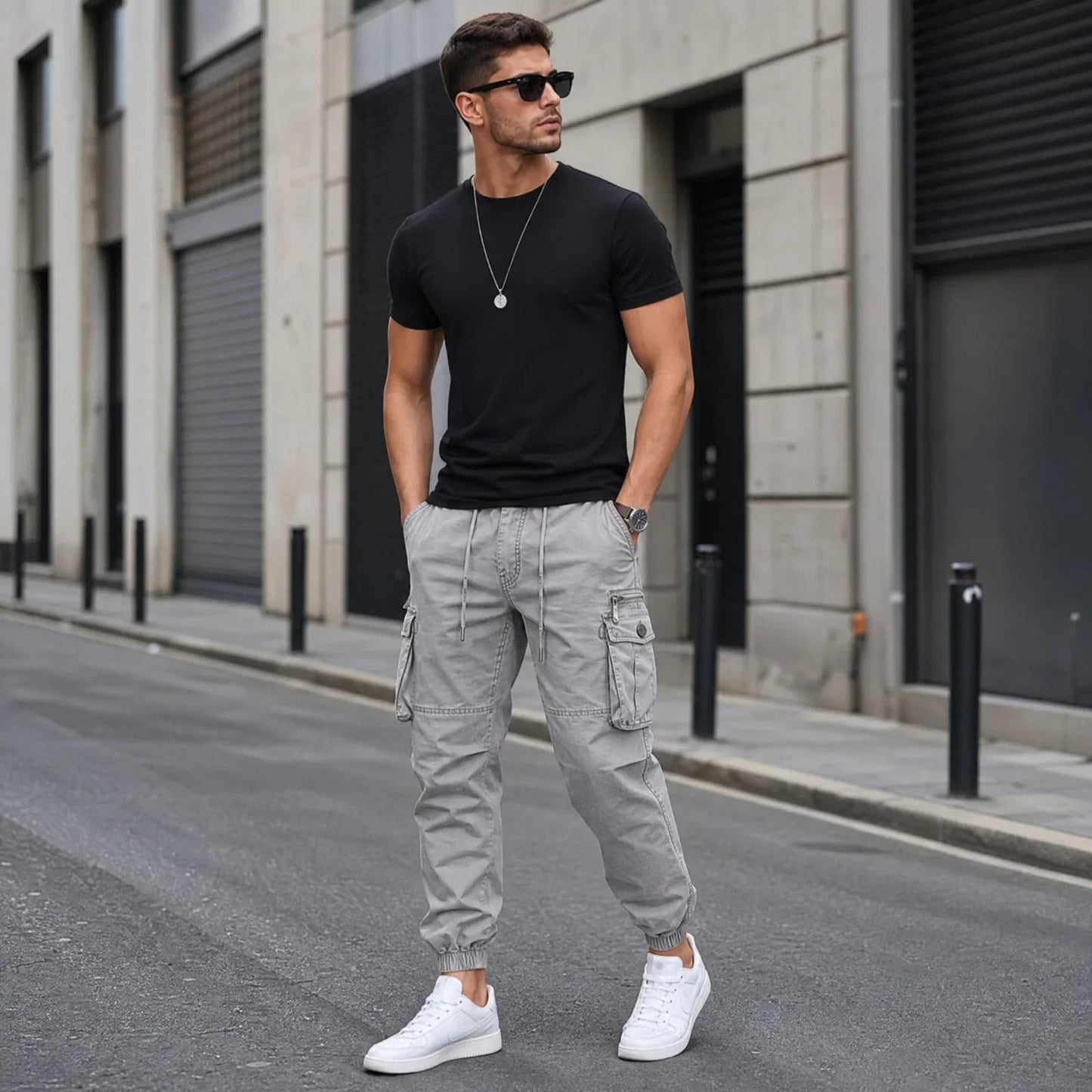 Everest™ Cargohose mit Utility-Taschen und Jogger-Bündchen