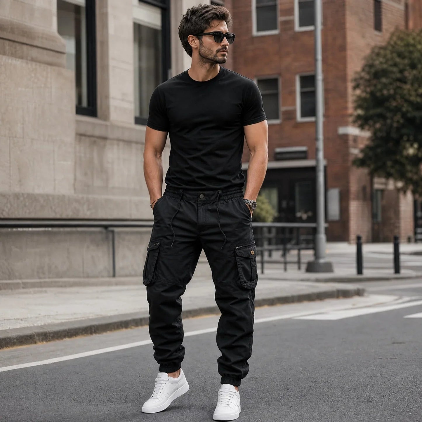 Everest™ Cargohose mit Utility-Taschen und Jogger-Bündchen