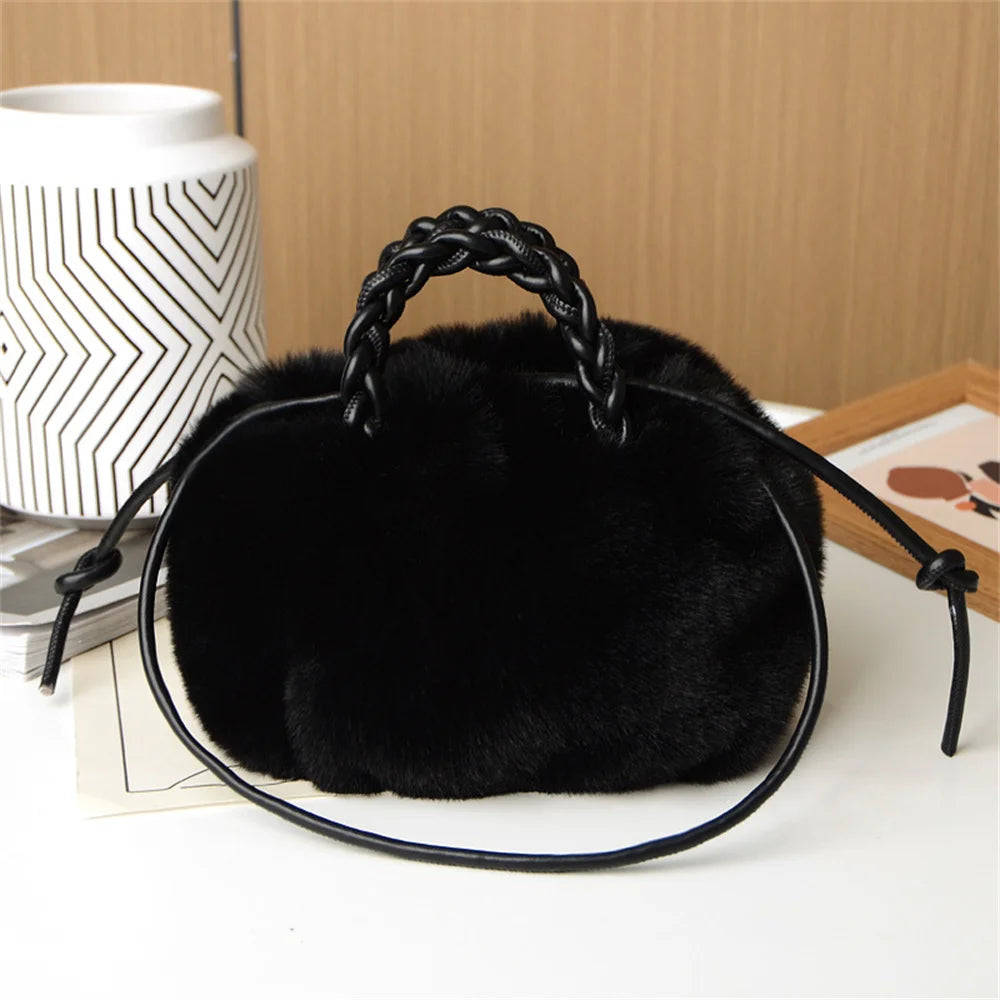 Essy | Bolso bandolera de terciopelo color calabaza